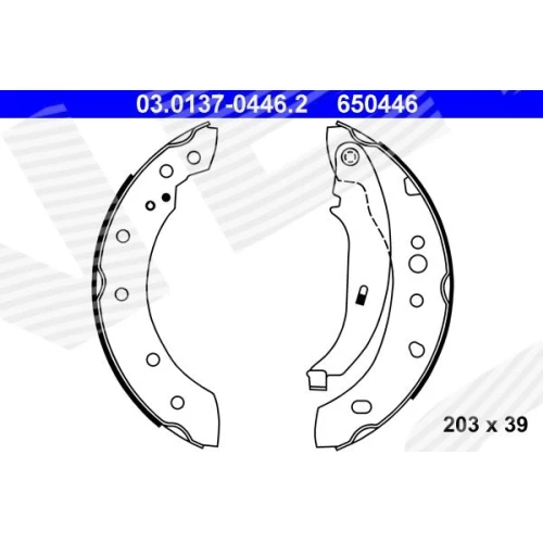 BRAKE SHOE SET - 0