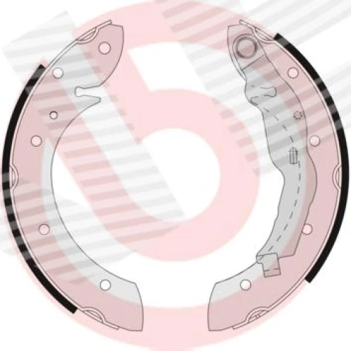 BRAKE SHOE SET - 0