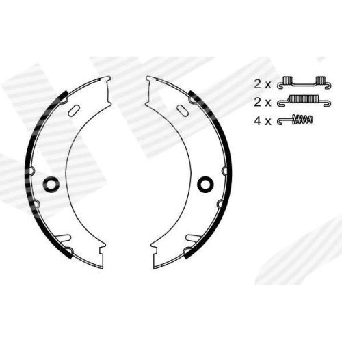 BRAKE SHOE SET - 4