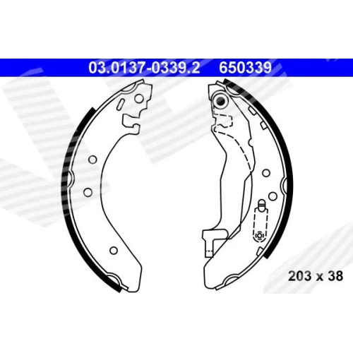 BRAKE SHOE SET - 0