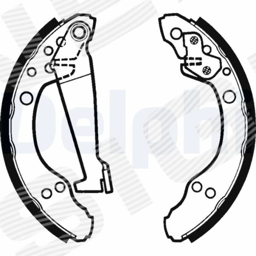 BRAKE SHOE SET - 0