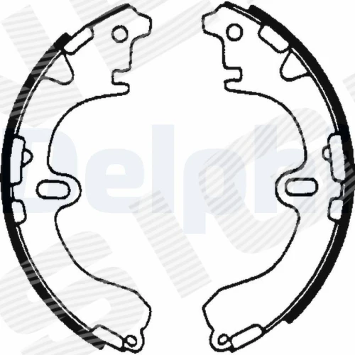 BRAKE SHOE SET - 0