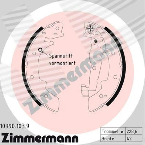 BRAKE SHOE SET - 0