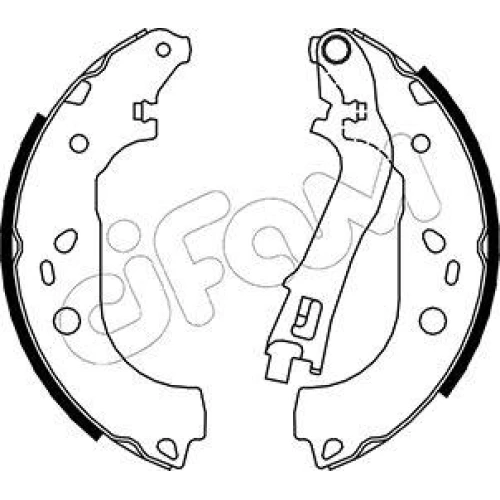 BRAKE SHOE SET - 0