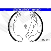 Brake shoe set