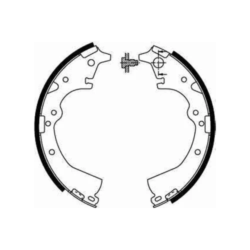 КОМПЛЕКТ ТОРМОЗНЫХ КОЛОДОК - 1