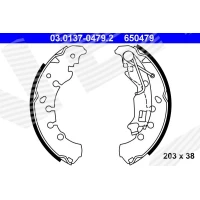 Brake shoe set