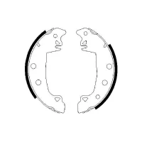 Brake shoe set