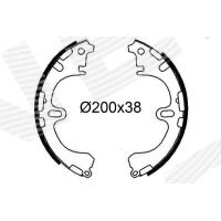 Brake shoe set