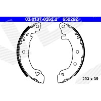 Brake shoe set