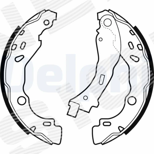 BRAKE SHOE SET - 0