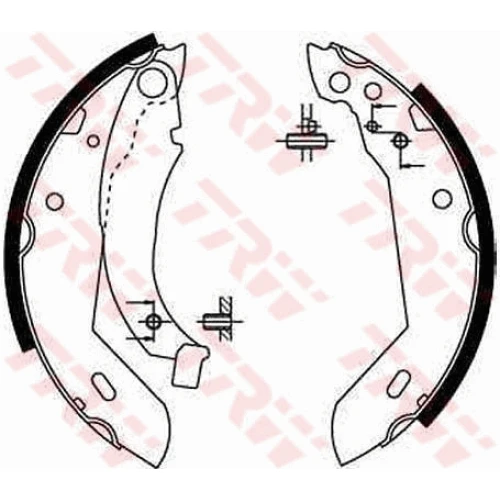 BRAKE SHOE SET - 0