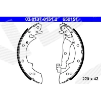 Brake shoe set