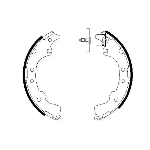 BRAKE SHOE SET - 0