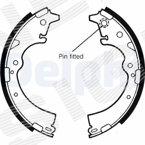 BRAKE SHOE SET - 0