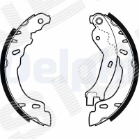 Brake shoe set