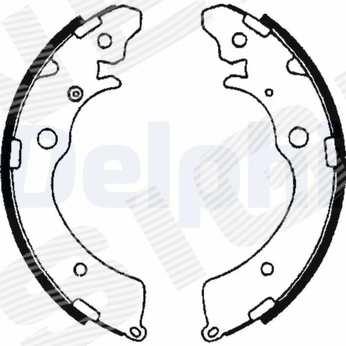 BRAKE SHOE SET - 0