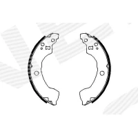 Brake shoe set