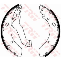 Brake shoe set