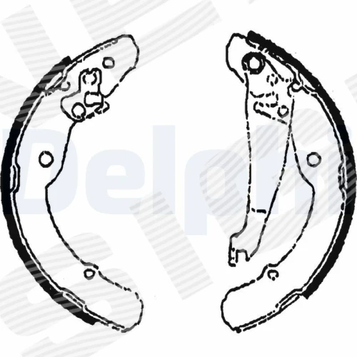 BRAKE SHOE SET - 0