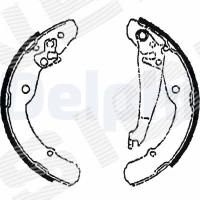 Brake shoe set