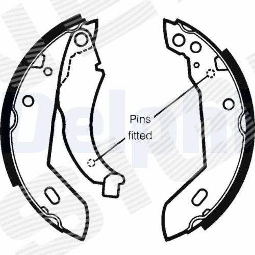 BRAKE SHOE SET - 0