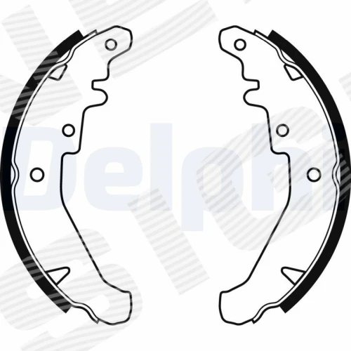 BRAKE SHOE SET - 0