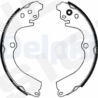 Brake shoe set