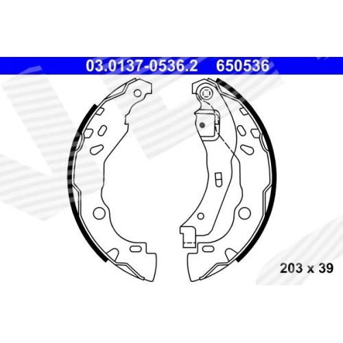 BRAKE SHOE SET - 0