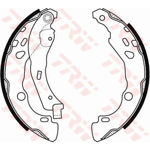 BRAKE SHOE SET - 0