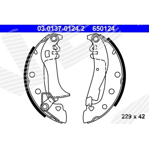 BRAKE SHOE SET - 0