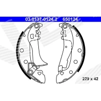 Brake shoe set