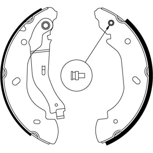 BRAKE SHOE SET - 1