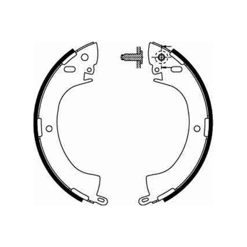 BRAKE SHOE SET - 1