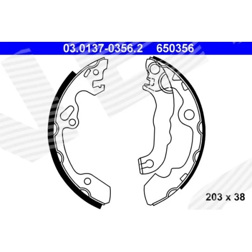 BRAKE SHOE SET - 0