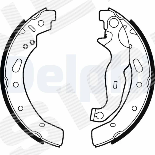 BRAKE SHOE SET - 0