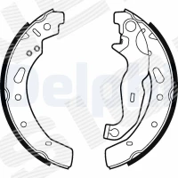 Brake shoe set