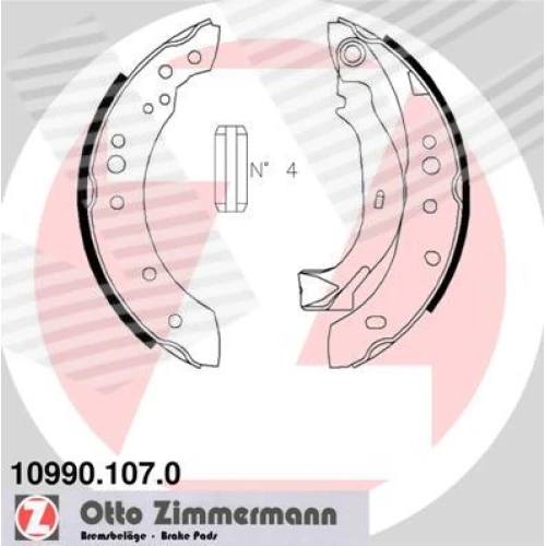 BRAKE SHOE SET - 0