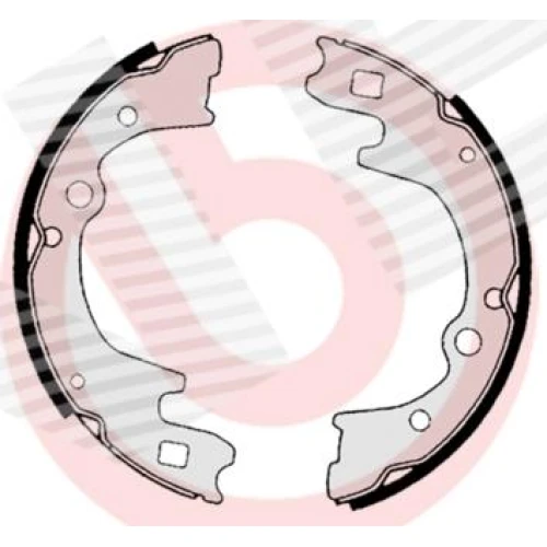 BRAKE SHOE SET - 0