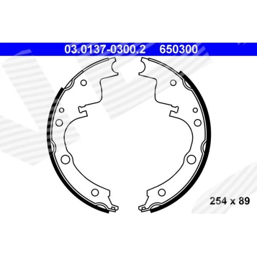 BRAKE SHOE SET - 0