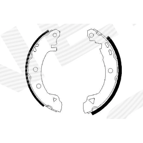 BRAKE SHOE SET - 0