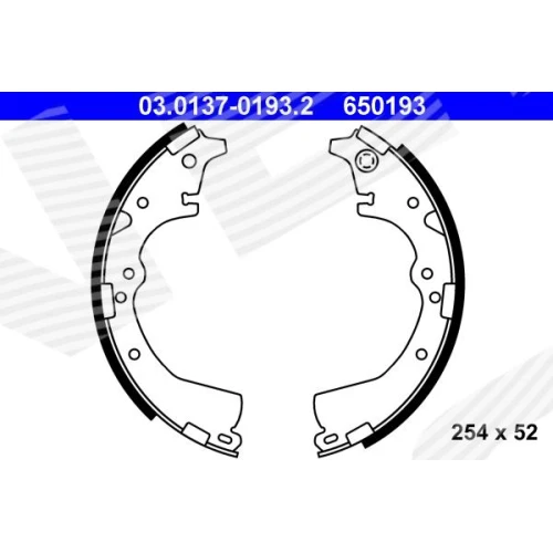 BRAKE SHOE SET - 0