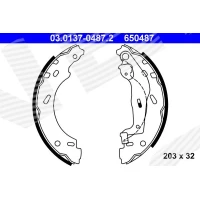 Brake shoe set