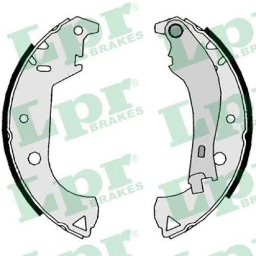 BRAKE SHOE SET - 0