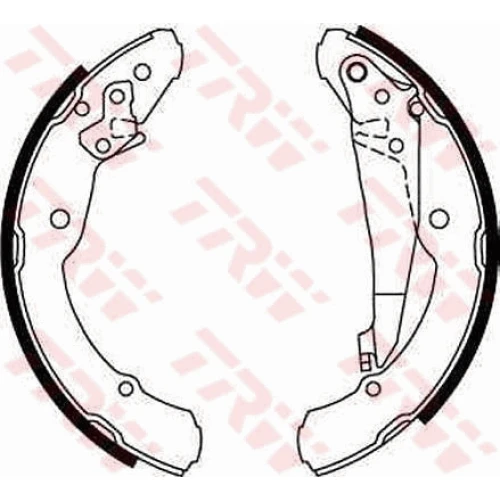 BRAKE SHOE SET - 0