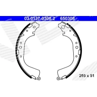 Brake shoe set