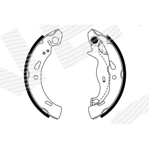 BRAKE SHOE SET - 4