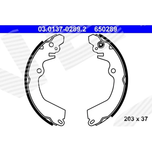 BRAKE SHOE SET - 0