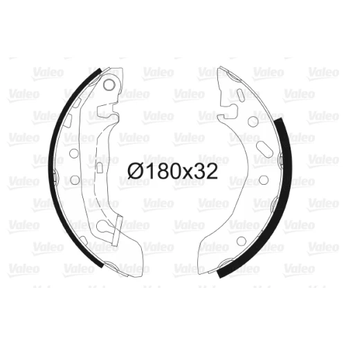 BRAKE SHOE SET - 0