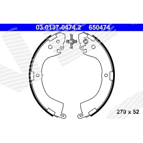 BRAKE SHOE SET - 0